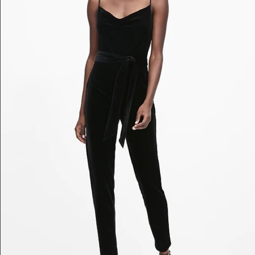 Brand new never been worn velvet jumpsuit